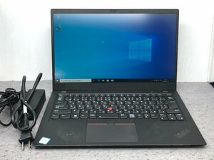 【Lenovo】ThinkPad X1 Carbon 6th 20KGS0JW00 Corei5-8350U 8GB SSD256GB WEBカメラ Bluetooth Windows10Pro 14inch FHD 中古ノートPC