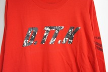 定番 D.TT.K ディーティーティーケー ロゴ プリント ロングスリーブTシャツ 長袖 カットソー 赤 レッド サイズL 309L_画像3