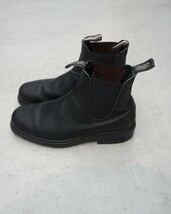 Blundstone ブランドストーン サイドゴア レザー ブーツ 黒 223O_画像2