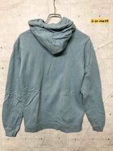 Champion チャンピオン レディース ワンポイント刺繍入り プルパーカー 水色 ライトブルー 大きいサイズ XL_画像5