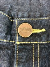 CO&LU DENIM ココルル レディース バックプリント デニムジーンズパンツ 27 ネイビー コットン_画像5