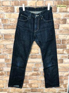 WRANGLER Wrangler men's slim Denim jeans pants 27 navy blue cotton 