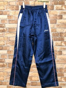 asics Asics Kids car ka car ka hem fastener Easy pants L navy blue polyester 