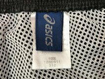 asics アシックス 裏メッシュ 裾ジップ ジャージパンツ 黒 ブラック M_画像2