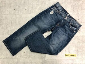 7 For All Mankind Seven For All Mankind lady's damage cropped pants Denim jeans pants 23 blue cotton 98%