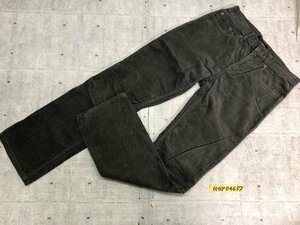 BANANA REPUBLIC バナナリパブリック メンズ コーデュロイ ストレートパンツ 29×32 グレー 綿