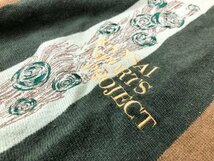 KANSAI SPORTS PROJECT メンズ ロゴ刺繍 ウールニットセーター 日本製 M カーキ ウール他_画像5