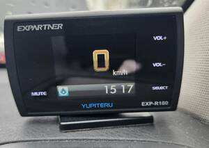 YUPITERU ユピテル EXP-R180 GPS内蔵 レーダー探知機 スピードメーター
