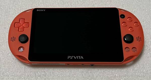 SONY PlayStation Vita PS Vita PCH-2000 本体のみ　オレンジ PSVITA オマケ純正16GBメモリ付