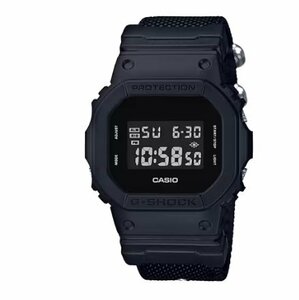 【新品未使用】G-SHOCKカシオ Gショック ミリタリーブラック クロスバンド DW5600BBN-1 メンズ腕時計