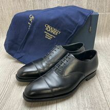 【訳あり美品】CROCKETT&JONES◆AUDLEY◆ブラック◆サイズ7.5(25.5cm) 紳士革靴ストレートチップ英国製クロケットアンドジョーンズ_画像7