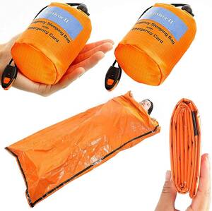 ビヴィ 2個セット 非常用寝袋 90%の体熱を保つ 防水 防風 保温に役立つ ヒートシート
