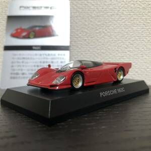 京商 1/64 Porsche 962C Red/ポルシェ 962C 赤 レッド