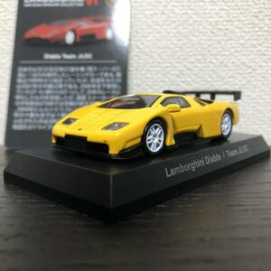 京商 1/64 Lamborghini Diablo/Team JLOC Yellow/ランボルギーニ ディアブロ チームJLOC 黄 イエロー