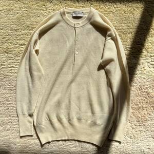 極美品 定価34,100円 john smedley ヘンリーネック ジョン スメドレー ウール100% サイズS