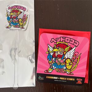 カラオケパセラ ビックリマン ヘッドロココ コースター&マドラーセット