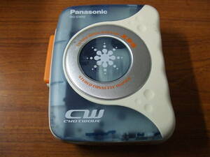 g995 Panasonic/パナソニック ポータブルカセットプレーヤー RQ-CW02 中古　本体 未確認 ジャンク