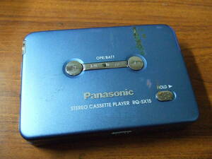 g997 Panasonic/パナソニック ポータブルカセットプレーヤー RQ-SX15 本体 中古　未確認　ジャンク