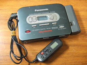 f453 Panasonic/パナソニック RQ-SX65F ポータブルカセットプレーヤー 未確認　中古　本体 ジャンク