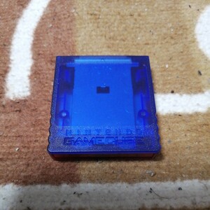 動作確認済 GC ゲームキューブ メモリーカード クリア ブルー & レッド 任天堂ニンテンドー Nintendo