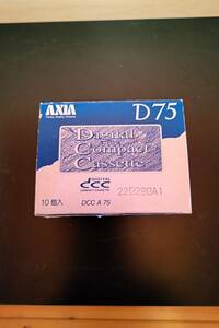 AXIA DCC A 75 75分x10 デジタルカセットテープ 10本セット