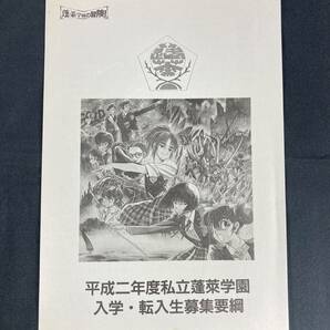 希少 平成二年度私立蓬学園 入学・転入生募集要綱 遊演体 ネットゲーム90 冊子 蓬学園の冒険!