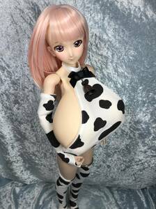 即決！！☆銀猫Plus☆ Doll用 マンモ５０極乳 ＋ＤＤ～ＤＤdy　ホルスタインビブセット