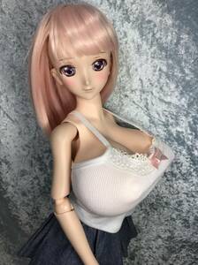 即決！！☆銀猫Plus☆ Doll用 張乳,６０垂乳＋ＤＤdy～ＭＤＤ 　キャミソール　白