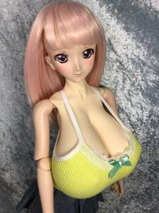 即決！！☆銀猫Plus☆ Doll用 張乳,６０垂乳＋ＤＤdy～ＭＤＤ 　キャミソール　レモン