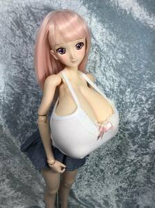 即決！！☆銀猫Plus☆ Doll用 マンモ５０極乳 ＋ＤＤ～ＤＤdy 　キャミソール　白