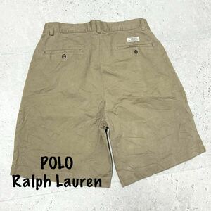 ポロ　ラルフローレン　ベージュ　ハーフパンツ ショートパンツ 半パン　POLO RalphLauren メンズパンツ