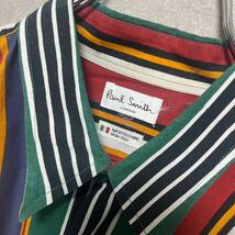 ポールスミス Paul Smith 長袖シャツ イタリア製 ストライプ マルチカラー メンズ　Lサイ大きめ　ゆったり　ポールスミスカラー　BDシャツ_画像3