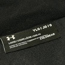 アンダーアーマー UNDER ARMOUR ベンチコート キッズ YLG 男の子　150くらい　黒コート ブラック ロングコート 美品_画像7