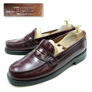 8-1/2M надпись 25.5cm соответствует GH.BASS&Co Weejuns автобус we Jean z монета pe колено Loafer балка gun ti/24.2.10/P145