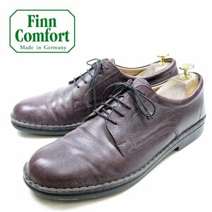 9-1/2表記　27.5ｃｍ相当　Finn Comfort　フィンコンフォート　Ｕチップ　レザーシューズ　ブラウン/24.2.19/P199