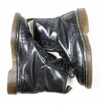 英国製　UK3-1/2　22.5cm相当　Dr.Martens　ドクターマーチン　8ホール　ブーツ　黒　イエローステッチ　イングランド製/24.2.24/P241_画像4