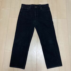 Levi's 505 Black 90s vintage 35inch リーバイス 先染め 黒 ビンテージ デニムパンツ ジーンズ USA製