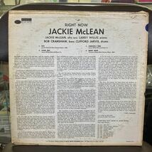 【LP】オリジ★ジャッキー・マクリーン / Jackie McLean /ライト・ナウ/ Right Now! / BLUE NOTE BLP 4215 VAN GELDER MONO US盤_画像2