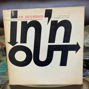 【LP】 ジョー・ヘンダーソン / JOE HENDERSON / イン・ン・アウト / IN 'N OUT / US盤 / BLUE NOTE 4166 VAN GELDER MONO 