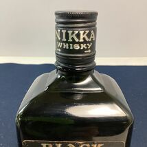 y2521 BLACK NIKKA WHISKY ブラック ニッカ ウイスキー 1級 720ml 42% ウィスキー 角瓶 当時物 古酒 オールド 未開栓_画像6