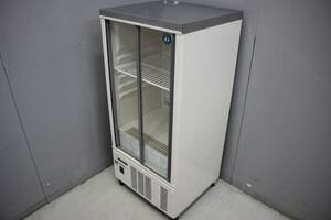 中古品 ホシザキ 冷蔵ショーケース SSB-48CTL2 業務用 ガラスケース 冷蔵庫 ドリンク用 ガラス扉 コンパクト 100V 保冷 冷やす 102336