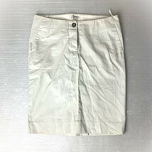 miumiu ミュウミュウ タイトスカート イタリア製 サイズ38 白系 オフホワイト ▽1-77_画像1