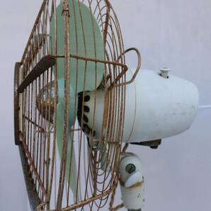 E7144 Y L 【動作確認済】 SANYO サンヨー A.C. ELECTRIC FAN EF-313 扇風機 30cm 3枚羽根 レトロ 昭和 /電源コード訳ありの画像5