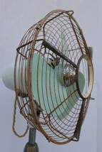 E7144 Y L 【動作確認済】 SANYO サンヨー A.C. ELECTRIC FAN EF-313 扇風機 30cm 3枚羽根 レトロ 昭和 /電源コード訳あり_画像4