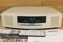 ★完動品 メンテ済み 純正リモコン付き BOSE Wave music system CD/FM/AM★_画像1