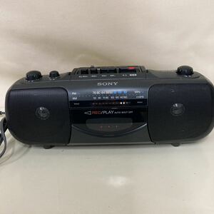 【日本全国送料込】SONY ラジカセ オーディオ機器 カセット ラジオ レトロ CFS-E14. KG2-0001