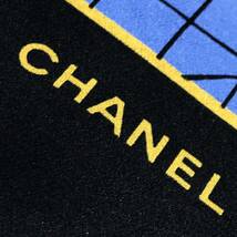 ★極美品／希少★CHANEL シャネル マドモアゼル マトラッセ ココマーク スカーフ 大判 チェーンバッグ 総柄 レディース イタリア製_画像8