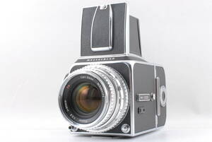 【良品 保障付 動作確認済】Hasselblad 500C Body + C T* 80mm 2.8 Silver Lens + A12 II #Q6402