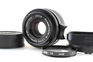 [ super-beauty goods guaranteed operation verification settled ]Leica Summicron M 35mm f/2 ASPH Black Wide Lens Leica z micro n single burnt point lens #Q6955