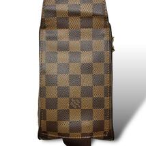 １円 美品●LOUIS VUITTON ルイヴィトン●ダミエ ジェロニモス ウエストポーチ ボディバッグ ショルダーバッグ ブラウン N51994_画像3